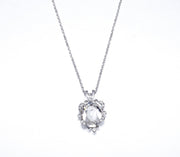 The queen pink crystal necklace -Glintzia Jewelry
