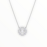 Empreus Clover Dancing Pendant Jewelry featuring a sparkling center stone and delicate chain
