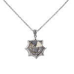 The Endless Sun Star Swarovski crystal platinum plated necklace - NECKLACES