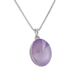 The Swarovski crystal like a stone oval platinum plated necklace - NECKLACES