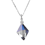 the-only-special-edition-swarovski-crystal-dimond-shape-platinum-plates-necklace -Glintzia Jewelry