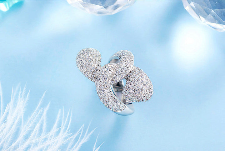 Sterling silver sophisticated shape ring -Glintzia Jewelry