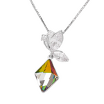 The Unique Swarovski Crystal with AAA Zirconia butterfly - VITRAIL - NECKLACES