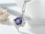 The amethyst flag fish necklace -Glintzia Jewelry