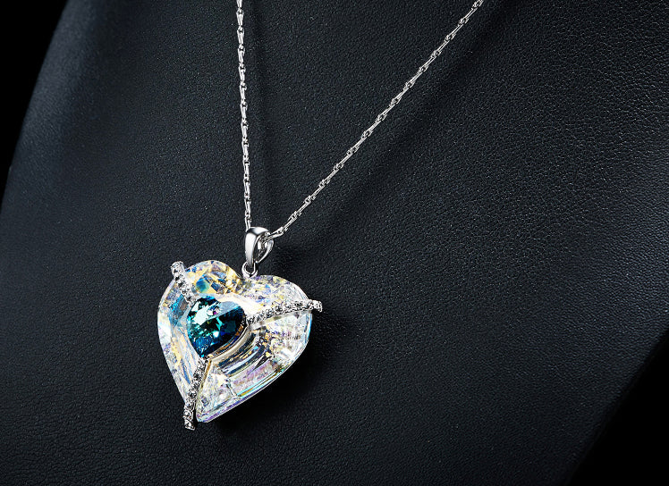 The heart in heart necklace -Glintzia Jewelry