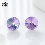 The amethyst rounded crystal set -Glintzia Jewelry