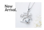 Sterling silver white crystal tree -Glintzia Jewelry