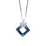 The Cubic Unique Swarovski Crystal Necklace - AMETHYST - NECKLACES