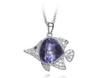 The fantasy amethyst fish necklace -Glintzia Jewelry