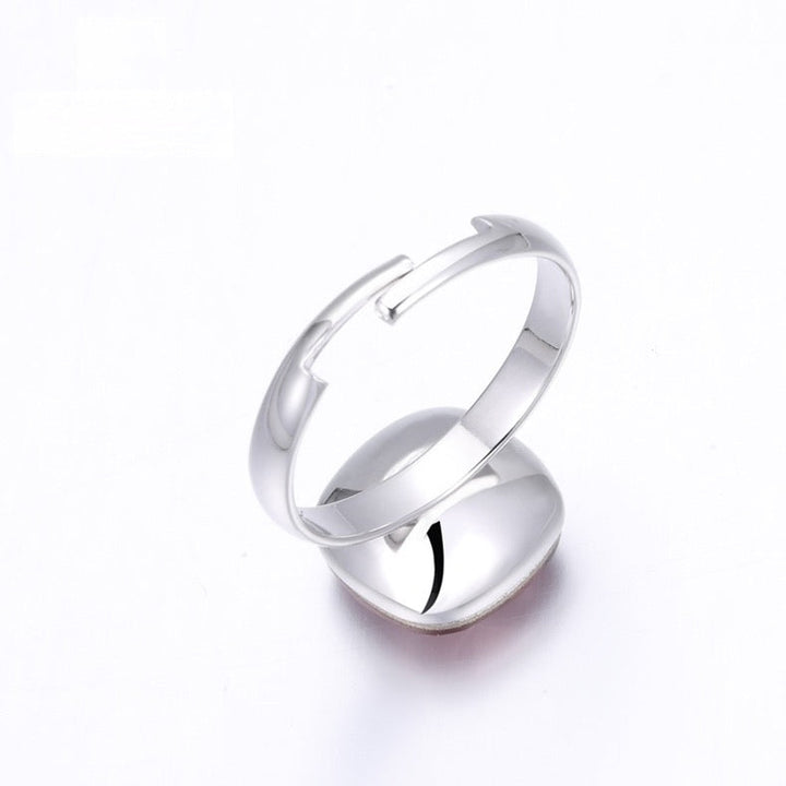 Free Size Platinum Plated Ring With Colorful Swarovski Crystal - RINGS