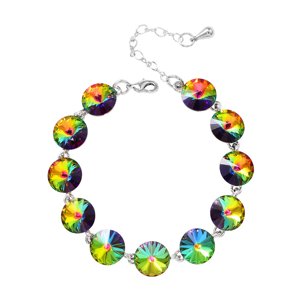 Fancy Swarovski Crystal Multicolor Bracelet - VITRAIL - BRACELETS